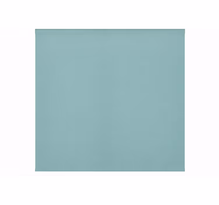 Tenda a rullo turchese semplice e pulita - TenStickers