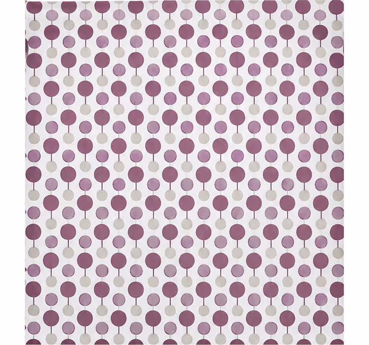 Tenda a rullo porpora motivo cerchi connessi - TenStickers
