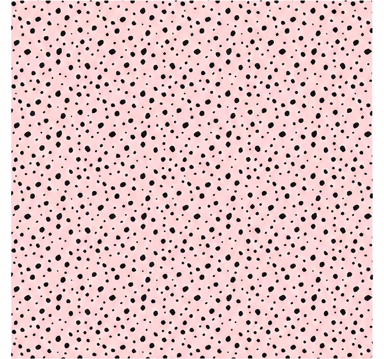 Tenda a rullo rosa a pois dalmata rosa - TenStickers