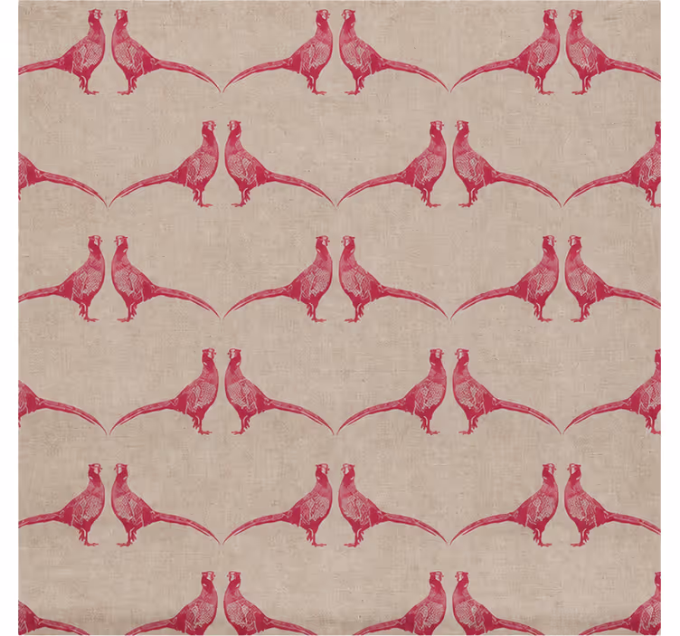 Tenda a rullo rosa motivo fagiano barneby gates - TenStickers