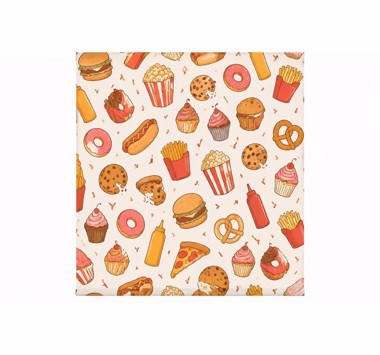 Tenda a rullo cucina larghezza 300 motivo snack deliziosi - TenStickers