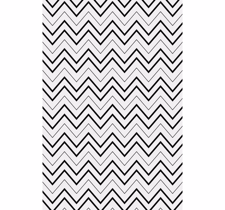 Tenda a rullo moderna motivo geometrico a zigzag - TenStickers