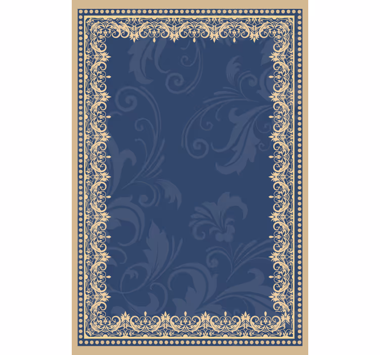 Tenda a rullo elegante motivi di fogliame ornato - TenStickers