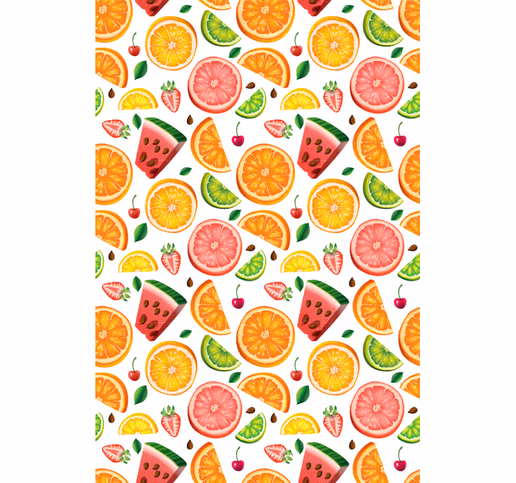 Tende a rullo frutta e verdura motivo anguria di agrumi - TenStickers