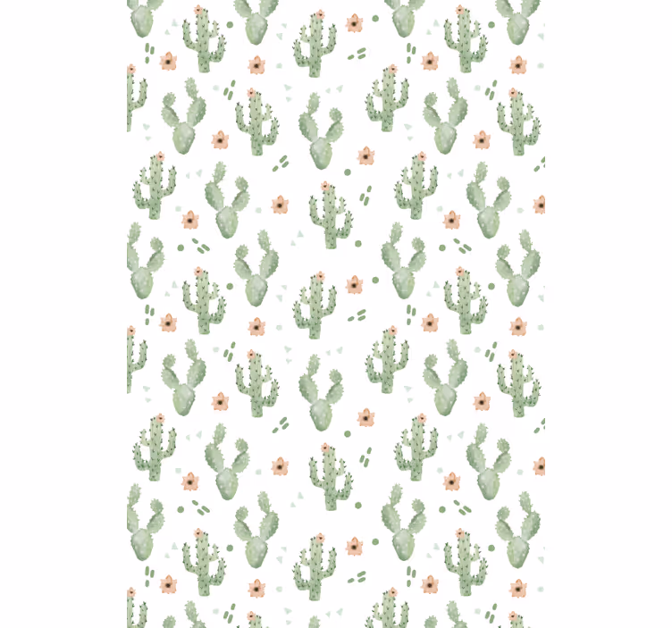 Tenda a rullo cactus motivo floreale - TenStickers