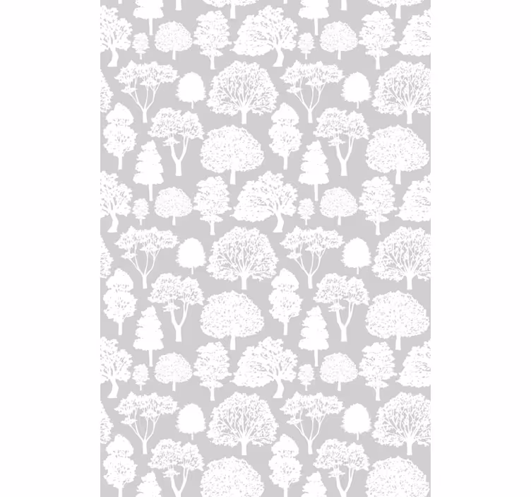 Tenda a rullo alberi sagome arboree - TenStickers