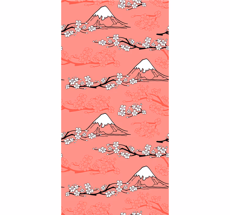 Tenda a rullo alberi Primavera - TenStickers