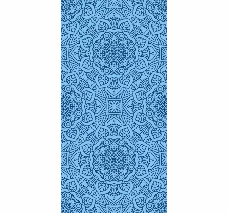 Tende a rullo cameretta Mandala blu - TenStickers