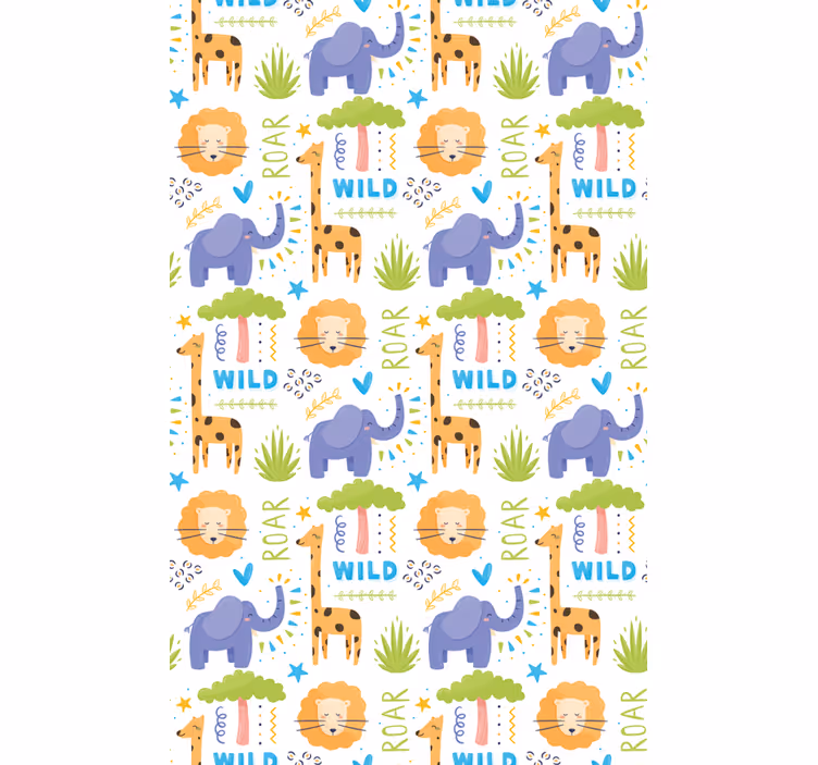 Tenda a rullo animali modelli di animali safari - TenStickers