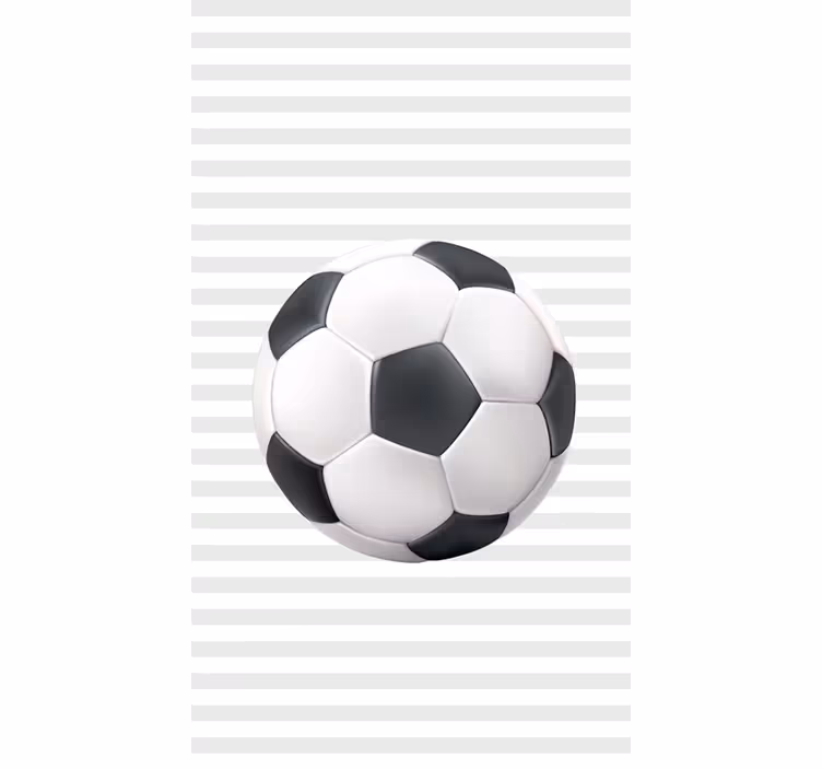 Tende a rullo calcio Palla bianca e nera - TenStickers