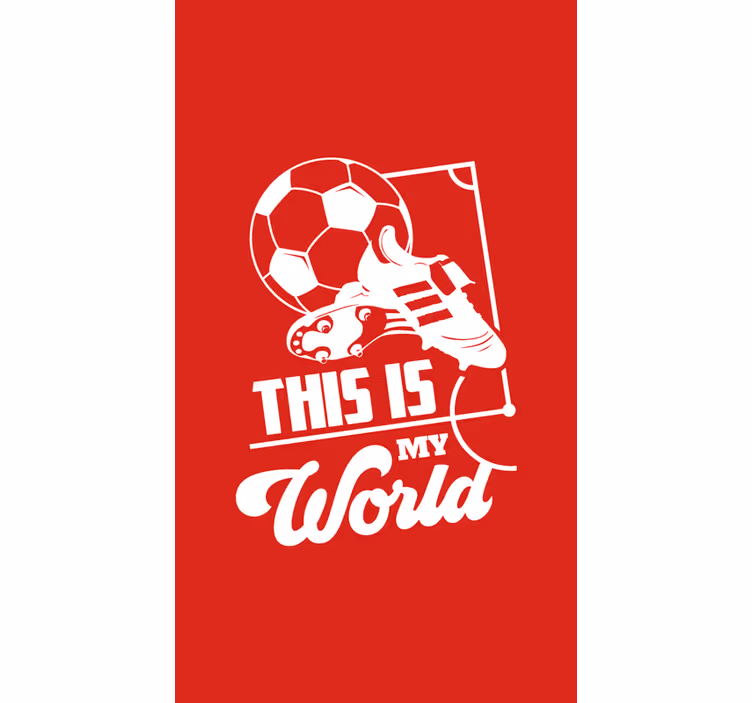 Tenda a rullo a tema calcio - TenStickers