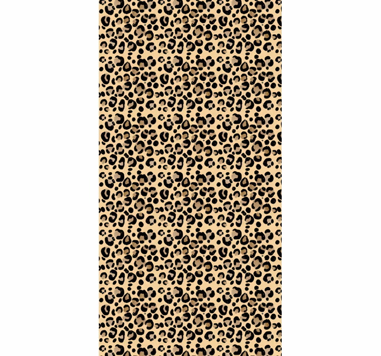 Tenda a rullo animali motivo leopardato - TenStickers