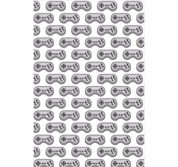 Tenda a rullo gamer motivo controller grigio - TenStickers
