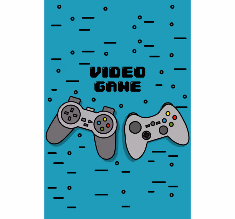 Tenda a rullo Due controller retrò - TenStickers