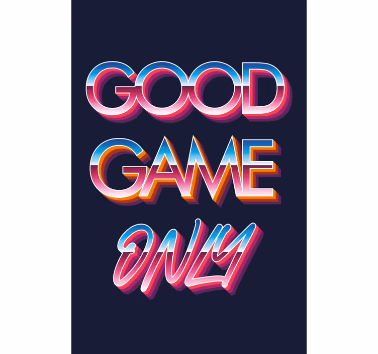 Tenda a rullo frasi frase di ispirazione del gioco - TenStickers