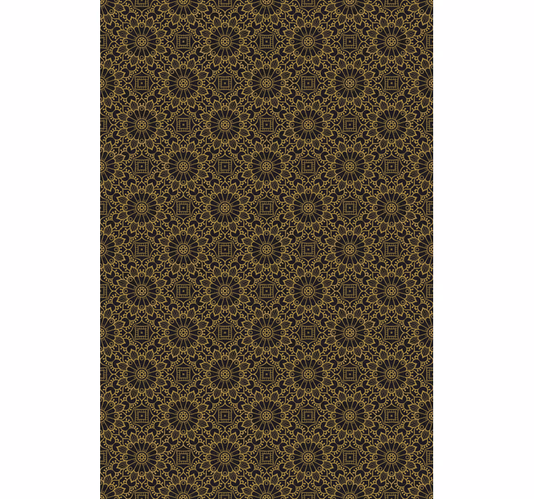 Tenda a rullo con stampa intricato motivo floreale - TenStickers