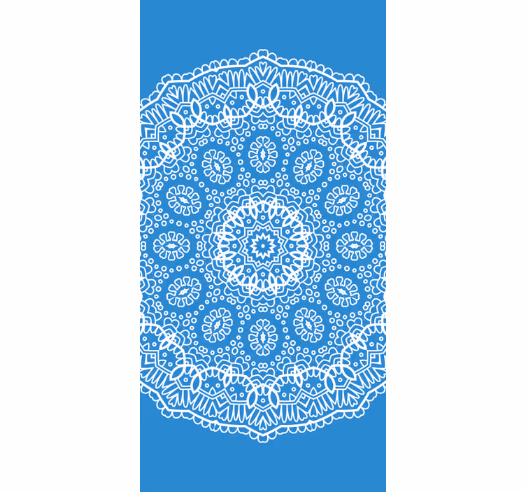 Tenda a rullo con stampa motivo traforato mandala - TenStickers