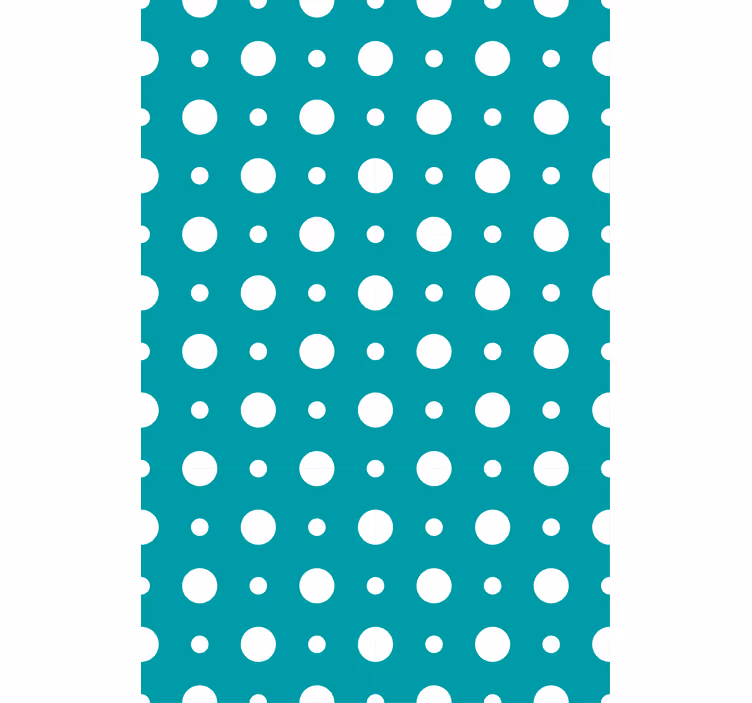 Tenda a rullo moderna motivo a pois blu - TenStickers