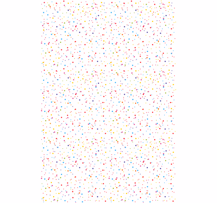 Tende a rullo trame e modelli Piccoli puntini colorati - TenStickers