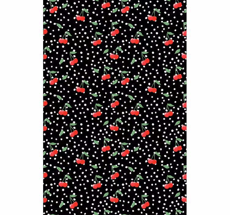Tende a rullo frutta e verdura tema dei fiori di ciliegio - TenStickers