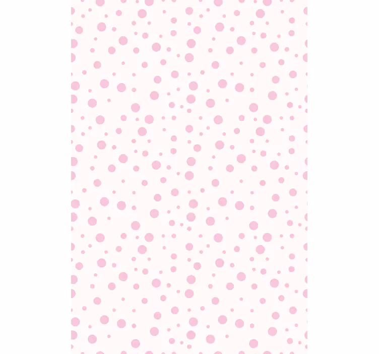 Tenda a rullo camera ragazzi motivi a pois rosa - TenStickers
