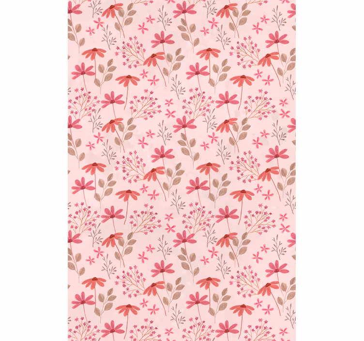 Tenda a rullo fiori e piante composizione botanica gioia - TenStickers