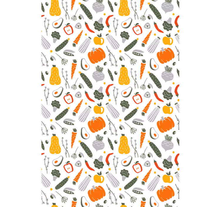 Tende a rullo frutta e verdura modello colorato e vibrante - TenStickers