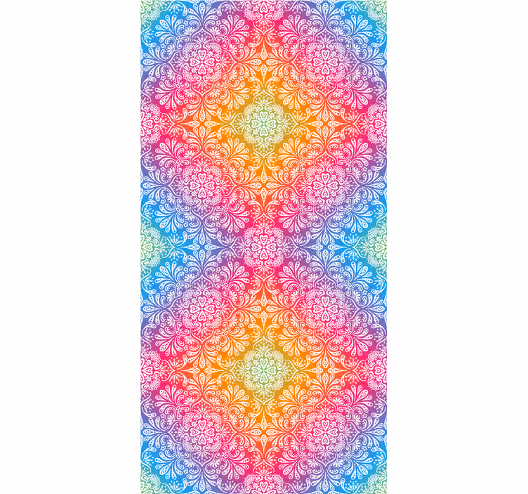Tenda a rullo zen motivo mandala colorato - TenStickers