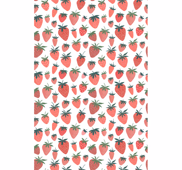 Tende a rullo frutta e verdura disegno a motivo di fragole - TenStickers