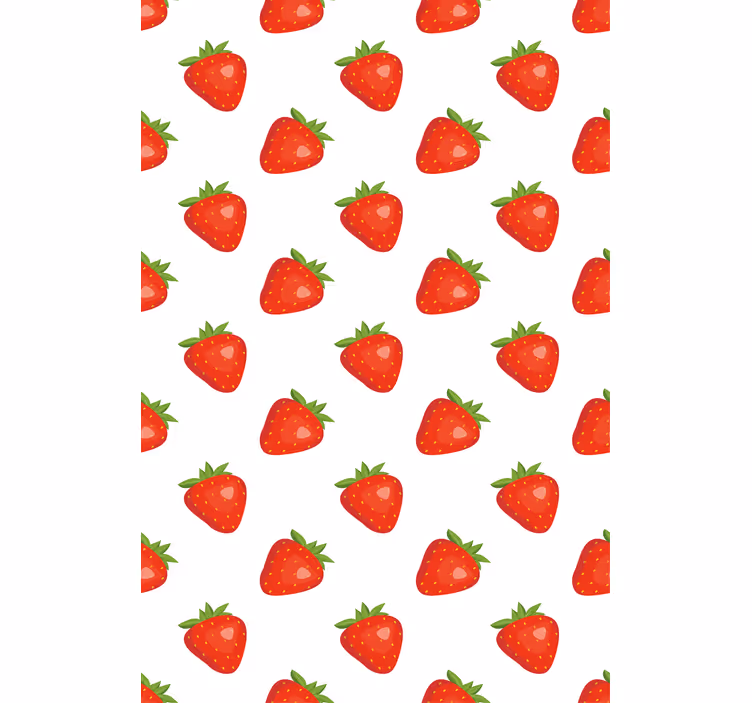 Tende a rullo frutta e verdura motivo a fragola - TenStickers