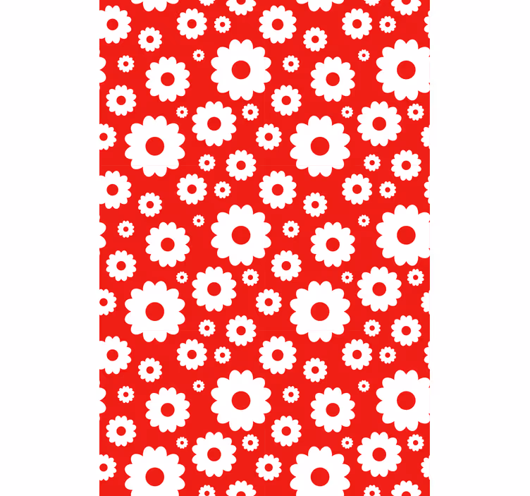 Tenda a rullo fiori delizioso motivo botanico - TenStickers