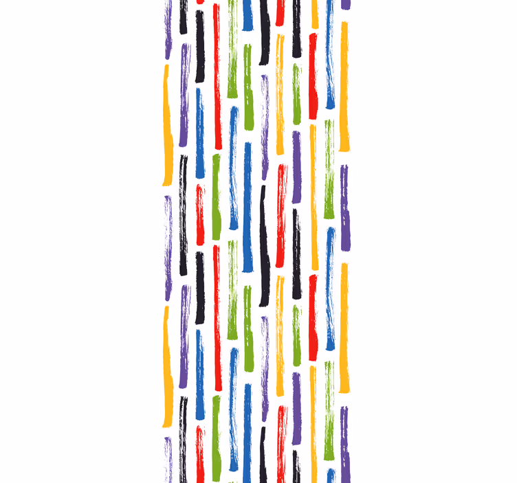 Tenda a rullo pennellate colorate - TenStickers