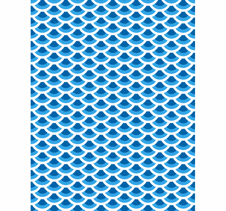 Tende a rullo motivi modello di onda dell'oceano - TenStickers