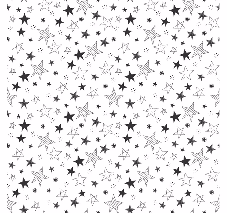Tenda a rullo cameretta avventura stellata grigia - TenStickers