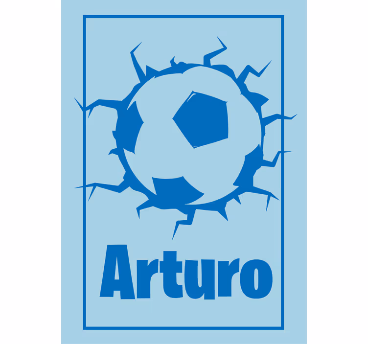 Tenda a rullo sport design personalizzato per il calcio - TenStickers