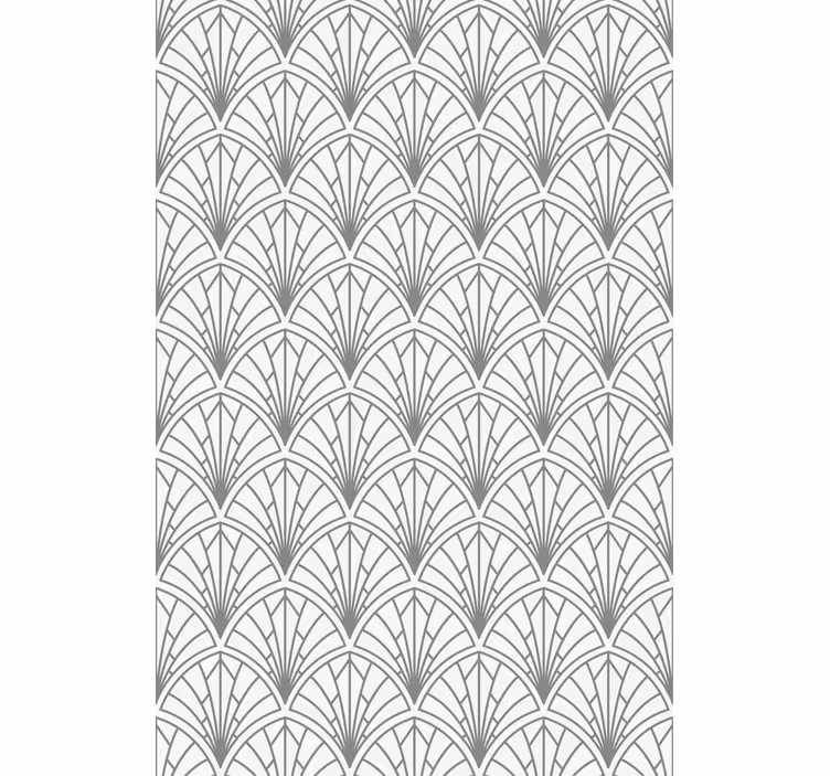 Tenda a rullo elegante motivo grigio art déco - TenStickers