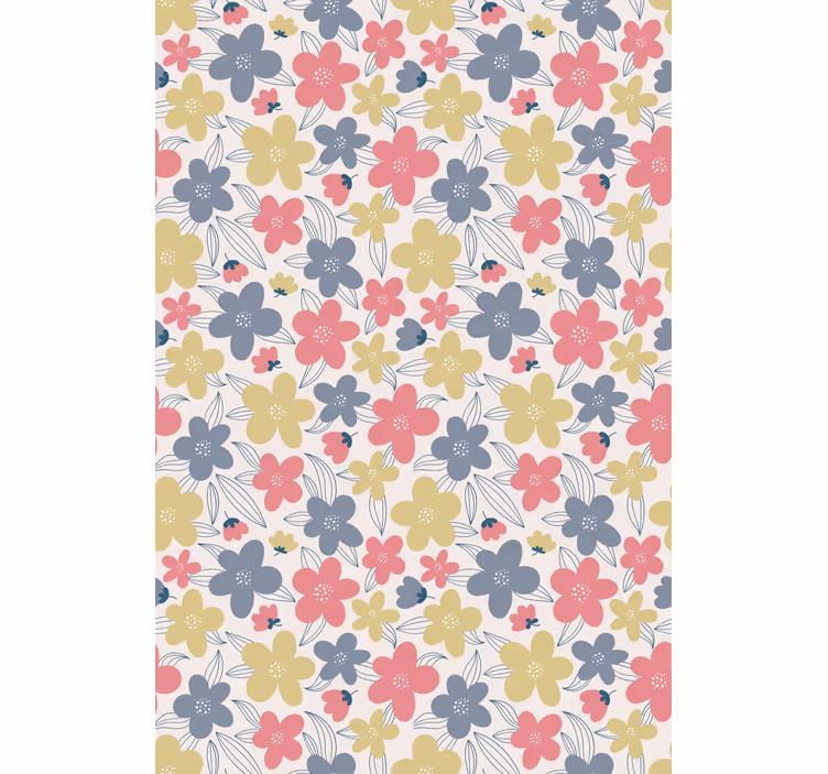 Tenda a rullo fiori e piante motivi botanici vivaci - TenStickers