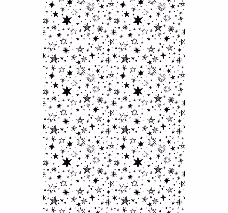 Tenda a rullo camera ragazzi modello di notte stellata - TenStickers