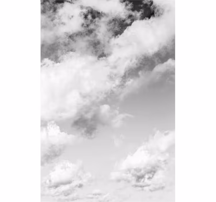 Tenda a rullo nuvole vista del cielo nuvoloso - TenStickers