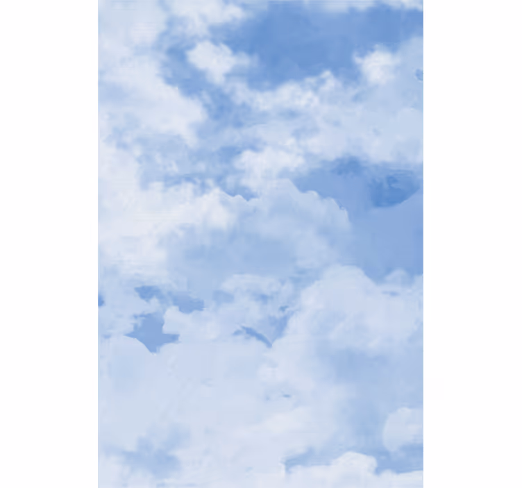 Tende a rullo nuvole Struttura del cielo azzurro - TenStickers