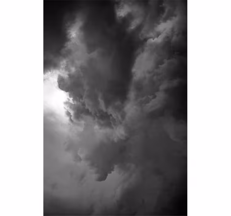 Tenda a rullo nuvole formazione di tempesta drammatica - TenStickers