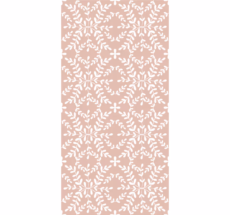 Tenda a rullo fiori e piante tema foglia botanica - TenStickers