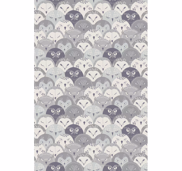 Tenda a rullo animali creature della foresta grigia - TenStickers