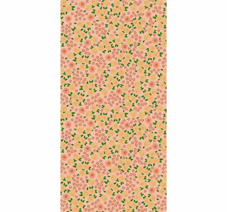 Tenda a rullo cucina motivi floreali sbocciano - TenStickers