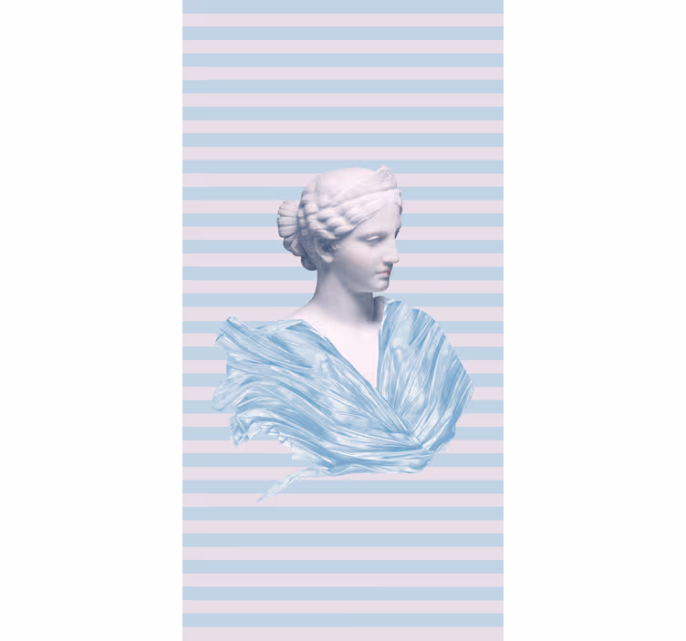 Tenda a rullo con stampa busto classico - TenStickers