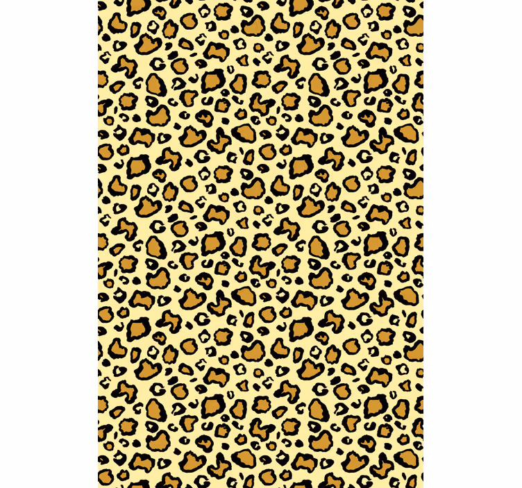 Tenda a rullo animali tema macchia di leopardo - TenStickers