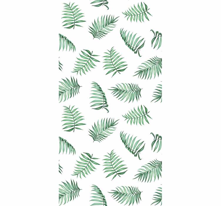 Tenda a rullo fiori e piante composizione vivace - TenStickers