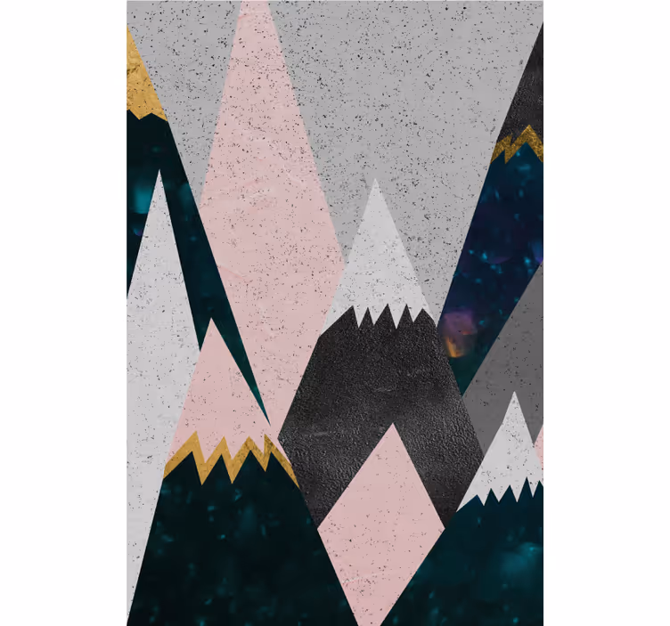 Tende a rullo con montagne colorate per bimbi - TenStickers