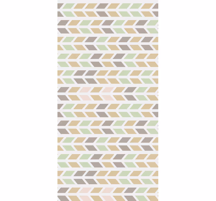 Tenda a rullo moderna motivi a freccia a chevron - TenStickers