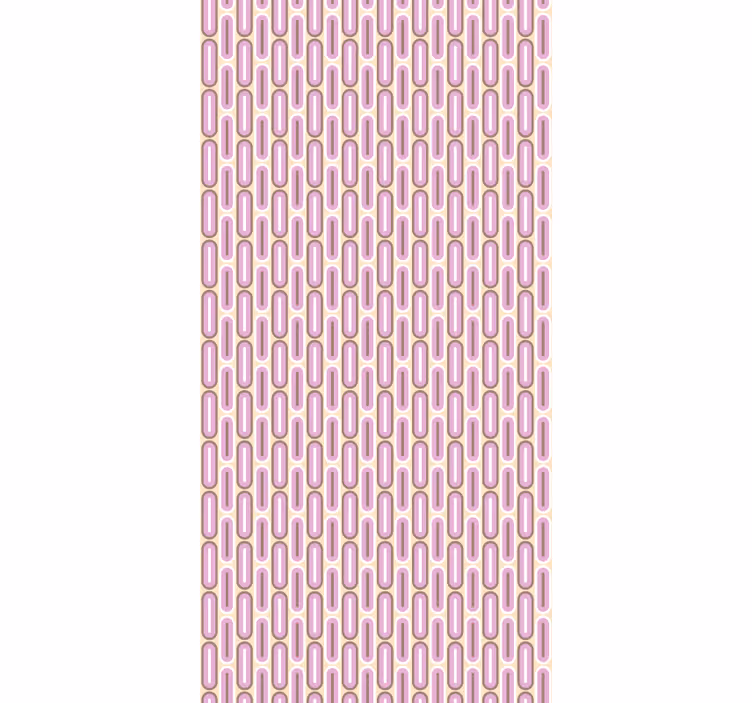 Tende a rullo più vintage archi rosa retrò - TenStickers
